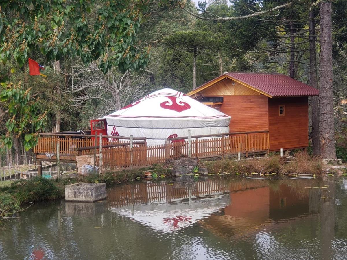 Casa Campo Yurt 1 Gengiscan tenda mongólica wifi Urubici Exterior foto